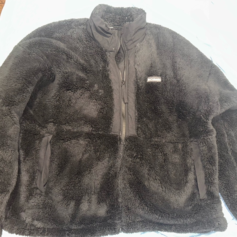 Columbia Black Fleece 3/4 Zip Jacket